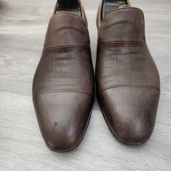 Vintage Star Artioli Dark Brown  Shoes Size 8.5 Leather Loafer Rentro Quality main image 10
